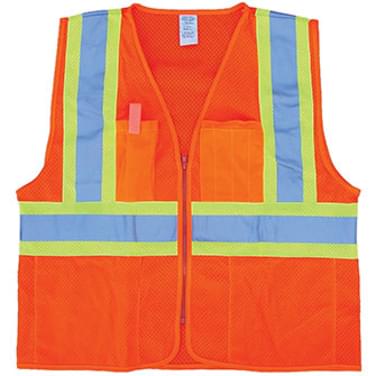 Class II Supervisor's Mesh ANSI Vest - Orange (#32255)