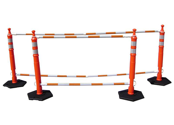 Adjustable from 6' to 10' in length, the Cone Bar provides a physical barrier when dropped over cones or delineator tubes, keeping people out of designated areas.