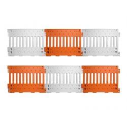 Standard colors for the ADA Wall are Orange and White. Custom colors available upon request.