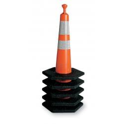 28" Grabber-Cone with recycled rubber base