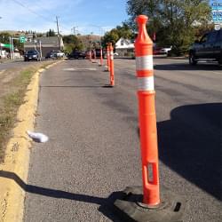 Lane Closure using the Grabber-Tube II.