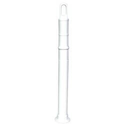 White 42" Looper-Tube - No Reflective Sheeting, No Base