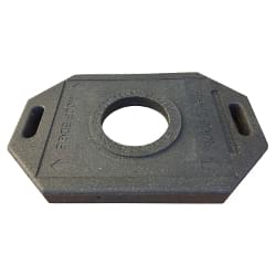 30lb Recycled Rubber Base for the Roof Edge Delineator Cone System.