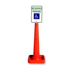 TrafFix Devices TrafFix Cone Barricade with Reserved Parking Sign