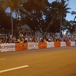 The Urbanite being used at the 2015 Honolulu City Lights Holiday Parade.