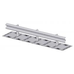 TrafFix Weed Mat - Guard Rail Diagram