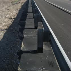 TrafFix Weed Mat along highway